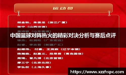 中国篮球对阵热火的精彩对决分析与赛后点评